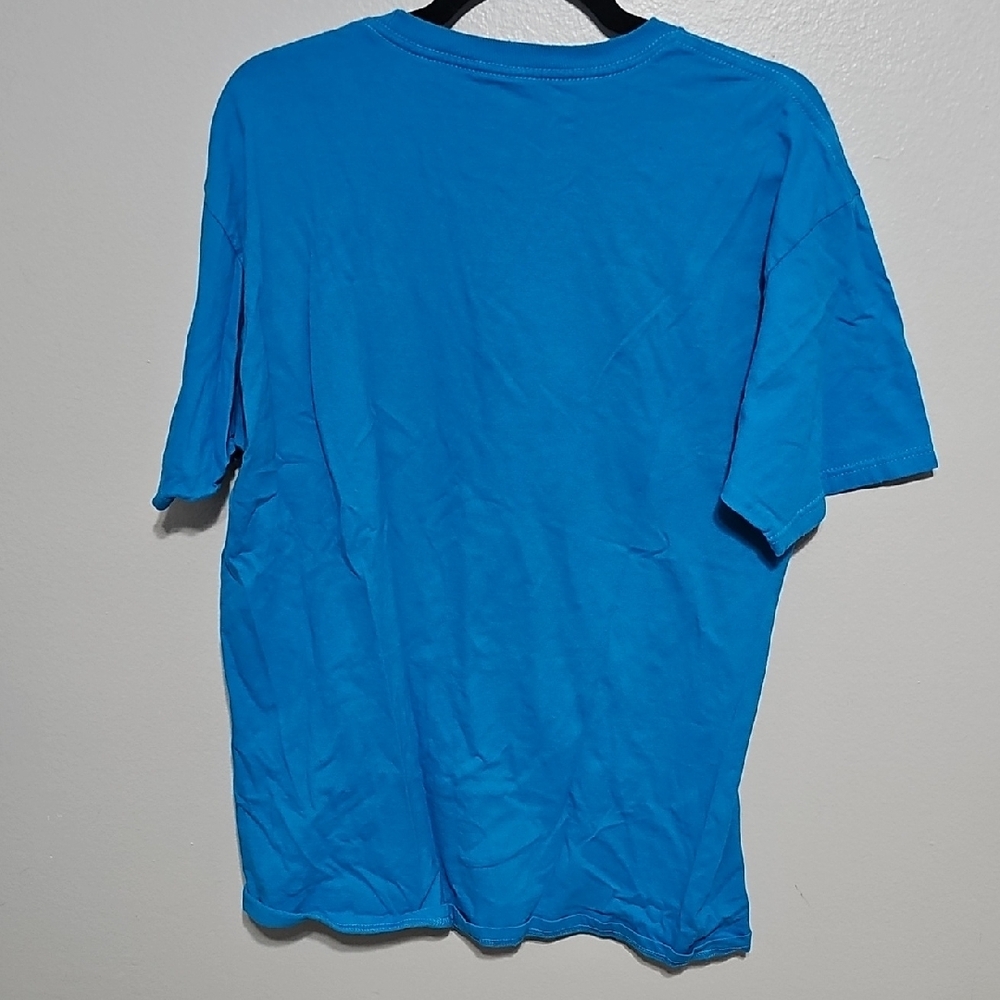 Blue L Xmen Graphic Tee with Rogue Character Print - Picture 4 of 4